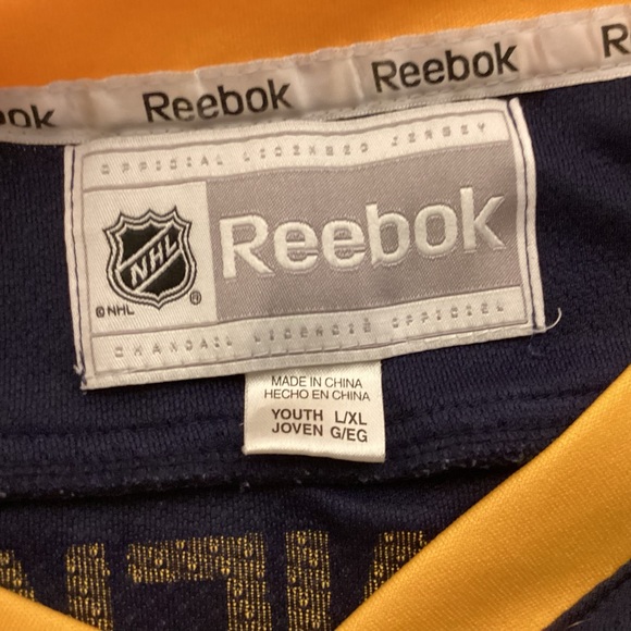 Reebok Buffalo Sabers Vanex Jersey youth size L/XL - Picture 10 of 10